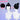 DokiDoki Movie Anime Cosplay Men Wig Short Black Hair Buns
