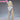 DokiDoki Vtuber Cosplay Sameko Saba Wig Long Blond Hair Blue Highlight Twin Tails