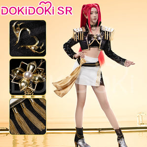 【Partially Ready For Ship】【Size S-3XL】DokiDoki-SR Movie Anime KPOP KILLER Cosplay Costume GOLD  SERIES