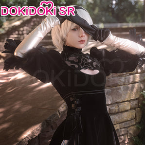 【Partially Ready For Ship】DokiDoki-SR Cosplay Game NR:Automata Cosplay 2B Cosplay No. 2 Type B Cosplay Costume Women