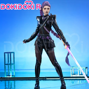【Ready For Ship】【Size S-4XL】DokiDoki-R Movie Anime KPOP KILLER Cosplay Black Costume BATTLE  SERIE