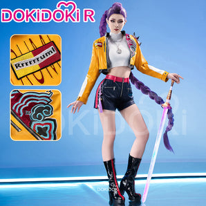【Ready For Ship】【Last Batch】【Size XS-3XL】DokiDoki-R Movie Anime KPOP KILLER Cosplay Costume YELLOW SERIES