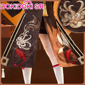 【Partially Ready For Ship】【Size S-2XL】DokiDoki-SR Game Genshin Impact Hutao Cosplay Costume Hu Tao Costume Halloween