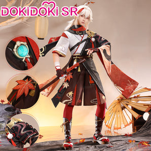【Ready For Ship】【Size S-2XL】DokiDoki-SR Game Genshin Impact Kazuha Cosplay Costume / Shoes  Men