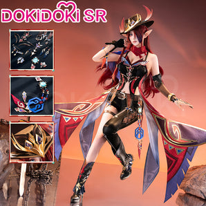 【Size S-3XL】DokiDoki-SR Game Genshin Impact Cosplay Chasca Costume Natlan