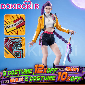 【Ready For Ship】【Last Batch】【Size XS-3XL】DokiDoki-R Movie Anime KPOP KILLER Cosplay Costume YELLOW SERIES