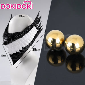 【Partially In Stock】 DokiDoki Manga Anime DDD Cosplay Prop Mask / Golden Ball Balls Eggs