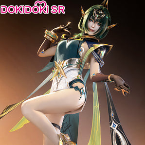 【Size S-3XL】DokiDoki-SR Game Genshin Impact Cosplay Nefer Costume Song of the Welkin Moon Nod Krai