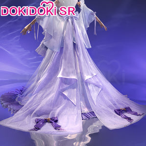 DokiDoki-SR Game Honkai Impact 3rd  Cosplay Elysia Costume Purple Dress Elegy of the Flower Doujin