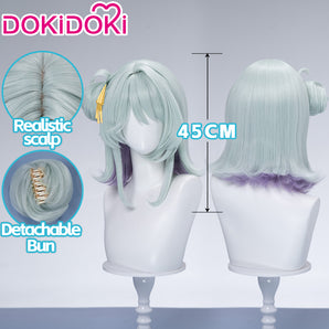 DokiDoki Manga Novel There's No Freaking Way I'll be Your Lover! Unless... Cosplay Koyanagi Kaho Wig Long Green Hair