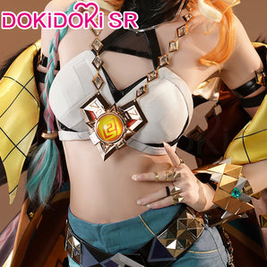 【Size S-2XL】DokiDoki-SR Game Genshin Impact Cosplay Xilonen Costume Natlan
