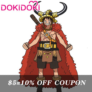 【POLL】$5 Deposit =10% OFF Coupon DokiDoki Anime Cosplay Giant Red Cloak Costume Warland Kingdom Elbaf