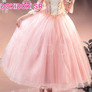 【Size S-3XL】DokiDoki-SR Movie Cosplay Costume Pink Princess Dress