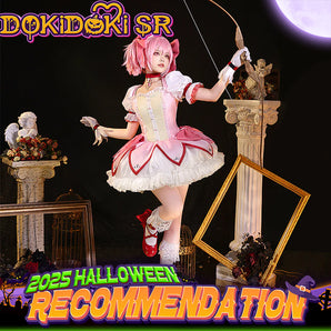 【Partially Ready For Ship】【Size S-2XL】DokiDoki-SR Anime Cosplay Costume Pink Battle Dress Cute