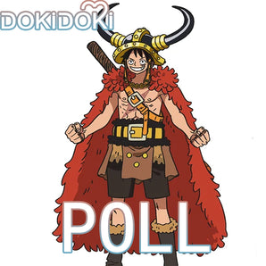 【POLL】$5 Deposit =10% OFF Coupon DokiDoki Anime Cosplay Giant Red Cloak Costume Warland Kingdom Elbaf
