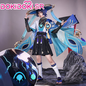 【Ready For Ship】【Size S-3XL】【Bust Lighting】DokiDoki-SR Game Genshin Impact Cosplay Wanderer Costume Scaramouche